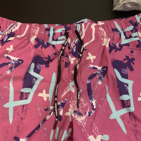 HodoSports Men's Multi-Colored Swim Trunks XXL NWT - Picture 2 of 7